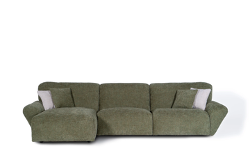 BELUGA - Sectional fabric sofa with chaise longue by Mantellassi 1926 - view 3